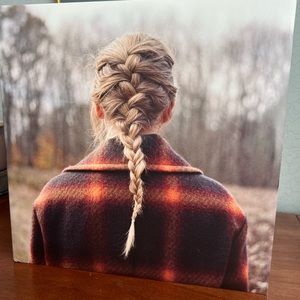 Taylor Swift Evermore Exclusive Translucent Green Edition Vinyl Record.